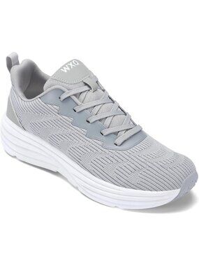 Men's Light Grey Casual Shoes Lightweight Breathable Non Slip Running Shoes